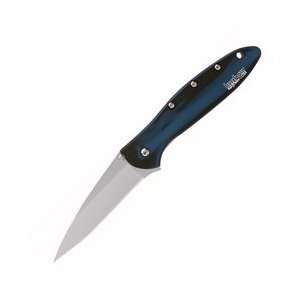 Kershaw Knives Kershaw Leek Aluminum Smoke Black & Blue 1660BB