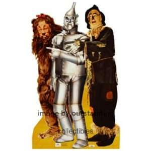  Lion, Tinman & Scarecrow Wizard of Oz Standup Standee 