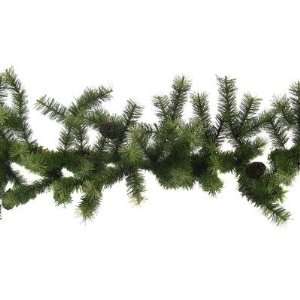  9 Larch Pine Garland with Pinecones