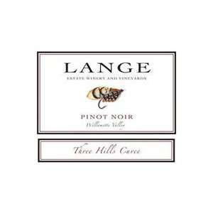  Lange Pinot Noir Willamette Valley 2009 750ML Grocery 