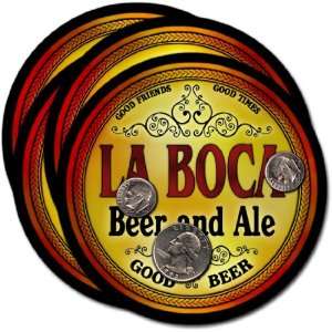  La Boca , CO Beer & Ale Coasters   4pk 