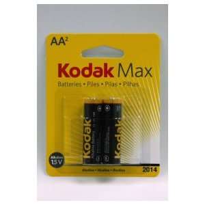 Kodak MAX Alkaline Battery AA (2 pack) (case of 12 