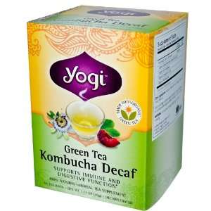 Green Tea Kombucha Decaf, 16 Tea Bags, 1.12 oz (32 g)  