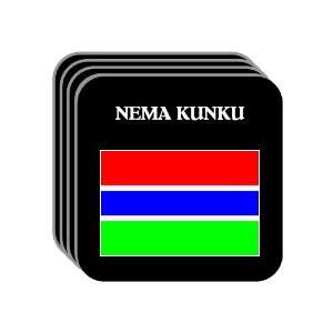  Gambia   NEMA KUNKU Set of 4 Mini Mousepad Coasters 