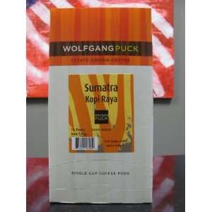 Wolfgang Puck Sumatra Kopi Raya coffee pods   18 count  