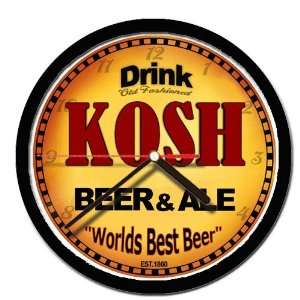  KOSH beer and ale cerveza wall clock 