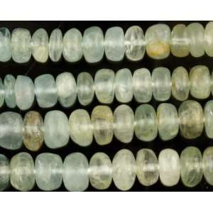  Aquamarine Plain Rondells   