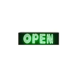  Open Deco Simulated Neon Sign 8 x 28