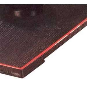  GET Fuji Red/Black ABS Plastic Rectangular Tray   15 x 11 