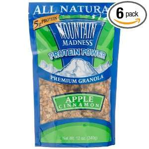 Mountain Madness All Natural Premium Granola, Apple Cinnamon Protein 
