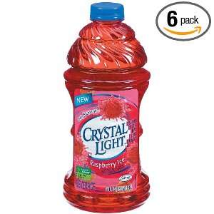 Crystal Light Ready To Drink, Raspberry Ice, 64 Ounce Bottles (Pack of 