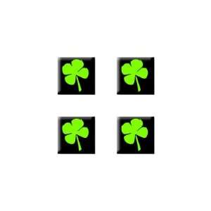  Four Leaf Clover   Set of 4 Badge Stickers Electronics