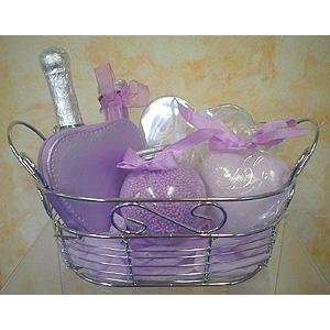 Bath & Body Product Gift Set~ Lavender Champagne Bath Gel * Lavender 