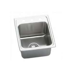  Elkay DLR1517101 top mount single kitchen bowl