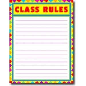  Carson Dellosa Cd 6378 Class Rules Blank Toys & Games