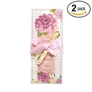   Pad with Glitter Embellished Bookmark and Pen, 75 Sheets (Pack of 2