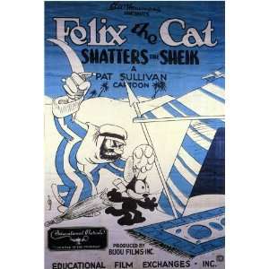  Felix the Cat Shatters the Sheik (1926) 27 x 40 Movie 