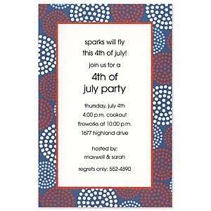  Mod Fireworks Invitation Holiday Invitations Office 