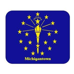  US State Flag   Michigantown, Indiana (IN) Mouse Pad 