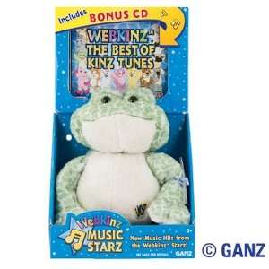  Webkinz Music Starz Spotted Frog + CD Volume 1 Toys 