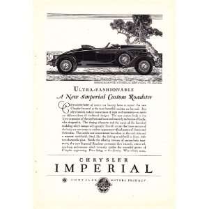 com 1929 Ad Chrysler Imperial Roadster Original Vintage Car Print Ad 