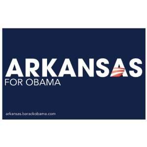   Obama   (Arkansas for Obama) Campaign Poster 17 x 11