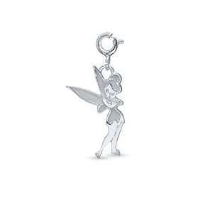  Tinkerbell with Folded Arms Charm in Sterling Silver SS 