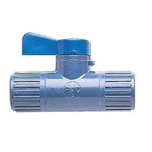 PVC Stopcock with Flow Indication, 1/4 NPT(F) x 1/4 NPT(F)  