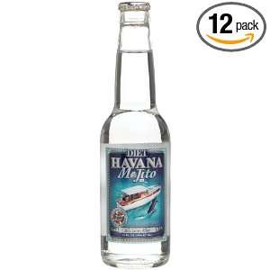 Havana Beverages Diet Havana Mojito, 12 Ounce Glass Bottles (Pack of 