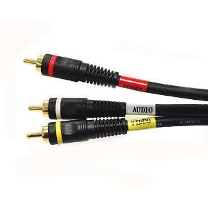  75 Foot Premium Audio/Video RCA Molded Cable Electronics