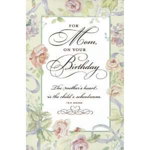  For Mom, On Your Birthday   Greeting Card (Dayspring 3580 