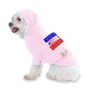 VOTE FOR EZEKIEL Hooded (Hoody) T Shirt with pocket for your Dog or 