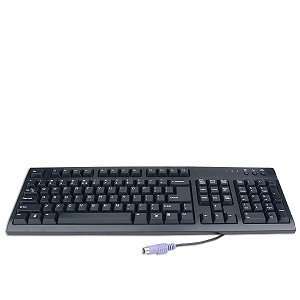  BTC 5107 104 Key PS/2 Keyboard (Black) Electronics