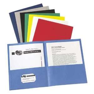  Avery Consumer Products   TwPocket folder, 8 1/2x11, W 