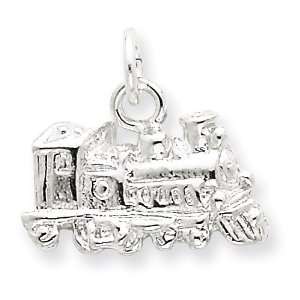  Sterling Silver Train Engine Charm Jewelry