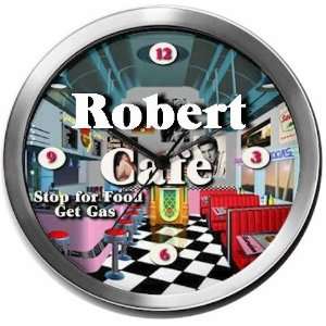  ROBERT 14 Inch Cafe Metal Clock Quartz Movement Kitchen 