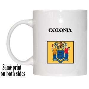    US State Flag   COLONIA, New Jersey (NJ) Mug 