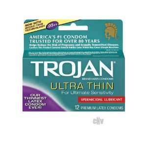  Trojan Ultra Thin With sperm 12s