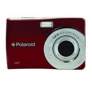    1237R 12 MP Digital Camera with 3x Optical Zoom, Red