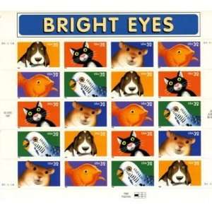  Bright Eyes Animal 20 x 32 Cent U.S. Postage Stamps 199 