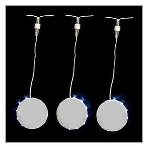  Silver 3 Disc LED Snowfall Set