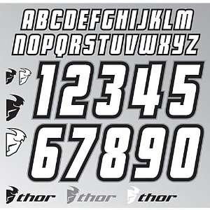  2011 Thor Motocross Jersey ID Kit Automotive