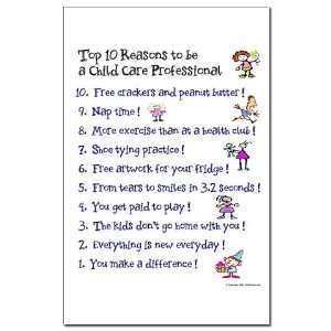  Top 10 Reasons Teacher Mini Poster Print by  