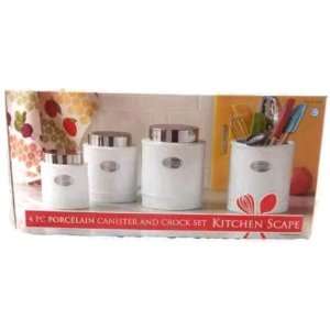 Kitchen Scape Canister Set 4 PC 