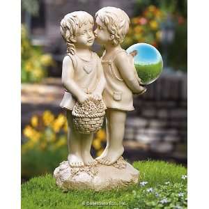  Sweetheart Gazing Ball Garden Sculpture 