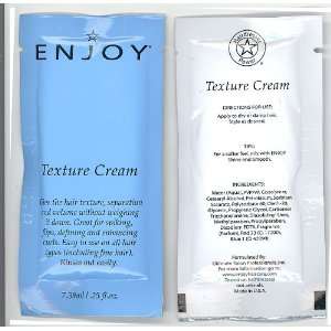  Enjoy Texture Cream Travel Size .25oz (10 Pack) Net 2.5 