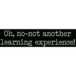 Learning experience