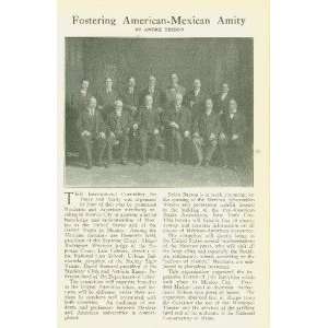  1912 Print International Committee Peace Amity Mexico 