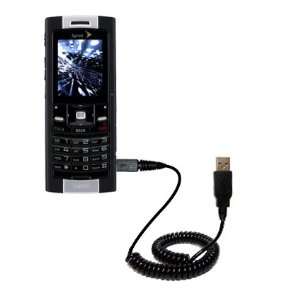  Coiled USB Cable for the Sanyo S1 with Power Hot Sync and 