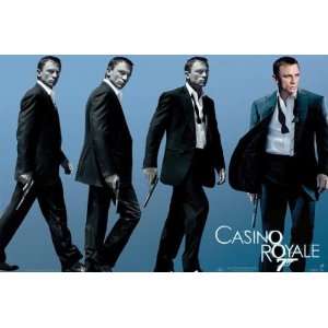  James Bond Movie (Casino Royale, Walking) Framed Poster 